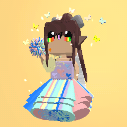 crazy rainbow Butterflys