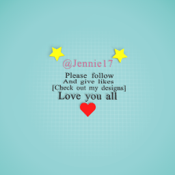 @Jennie17-Pls follow!!!