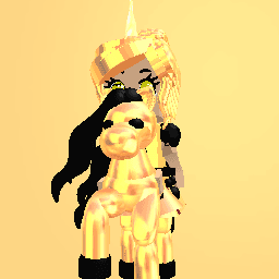 Shiny gold queen