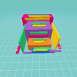 Coloured bloxs,stairs