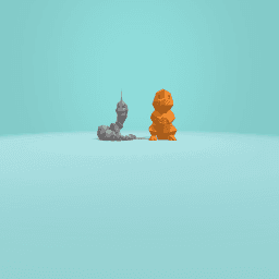 Onix and charmander
