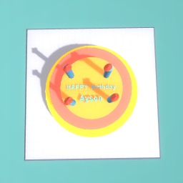 Happy Berthday Ayson