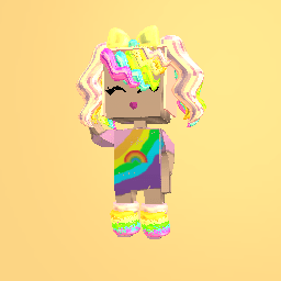 Rainbow girl