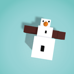 A snowman