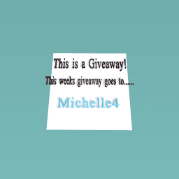 Giveaway: Michelle4