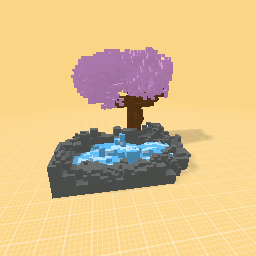 Blossom Tree and River
