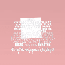 Why are you doing this?