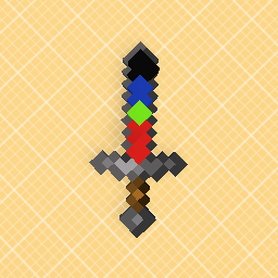 Rainbow sword +500 damage!