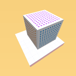 10x10 cube white
