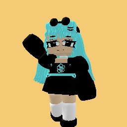 Cyan outfit