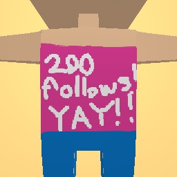 200 followers shirt!