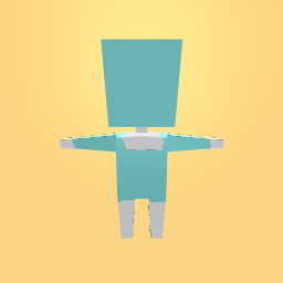 Cyan girl outfit