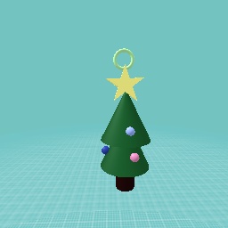 Mini Christmas tree key-chain