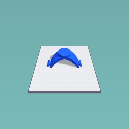 Blue scarab beetle
