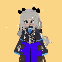 Cute blue