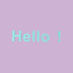 Hello !