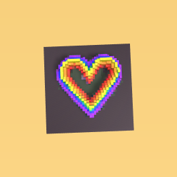Rainbow heart