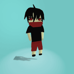 red masked boy