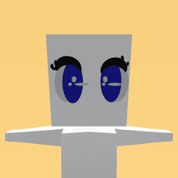 Dark blue shiny eyes