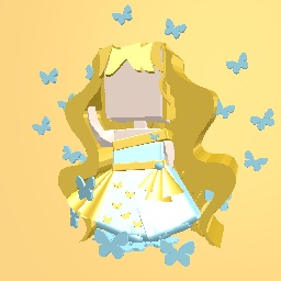 Shiny Butterfly Girl