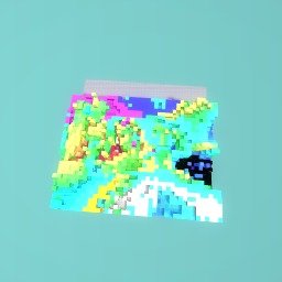 Rainbow splattern ( I did that on purporse