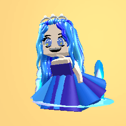 Blue princess girl 