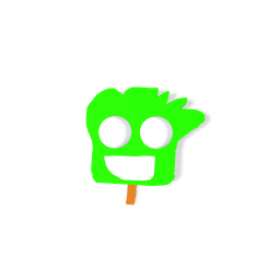 Hah smily face ice block
