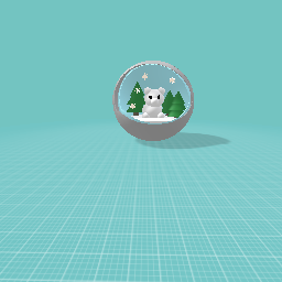 snow globe bear