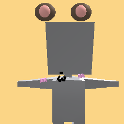 Bear ears, tail and mouth with blush