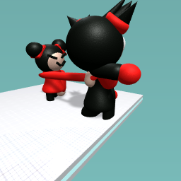 Pucca stretch the arm