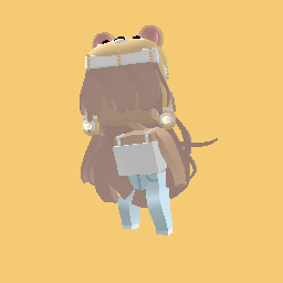 Cute bear girl