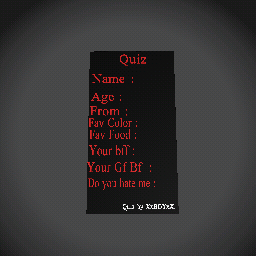 Quiz by me