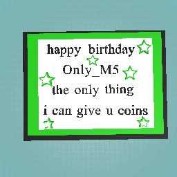 happy birthday only_M5