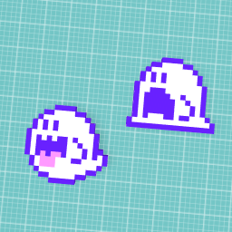 ( Boo ) & ( Stretch ) Super Mario bros