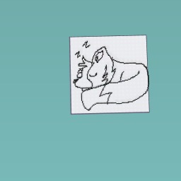 Sleeping fox