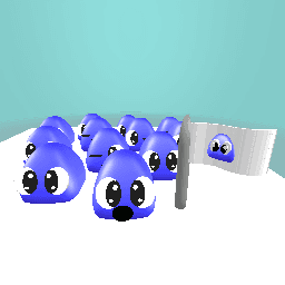 Blue Blobs Of The Moon