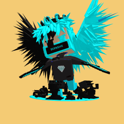 lighht blue and blacke