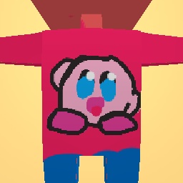 Kirby Shirt With Outline