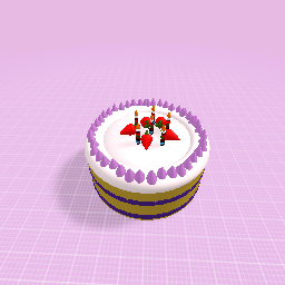 Strawberry-blueberry cake