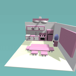 my littel pink kitchin