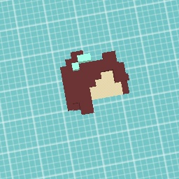 cute hair in pixel !!