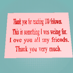 THANK YOU >3