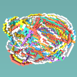 The Rainbow With White