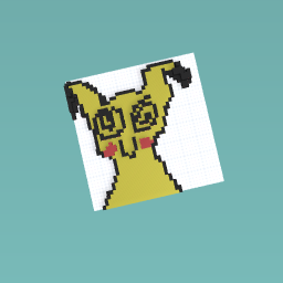 I dont remeber its mname but I do know it copys pickachu