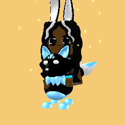 Black bunny