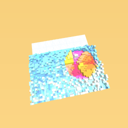 Beach Ball in the Pool