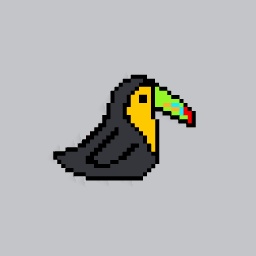 Toucan Pixel Art