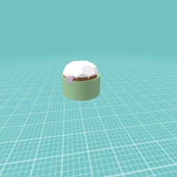 White icing cake