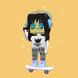 Skateboard girl