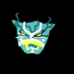 the mask of the water